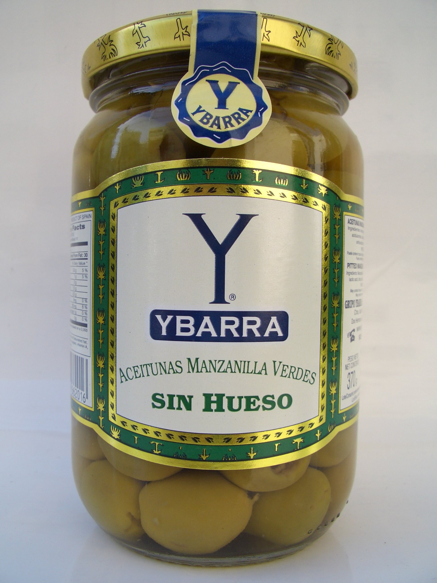 Amazon.co.jp: YBARRA PITTED GREEN OLIVESグリーンオリーブ(種